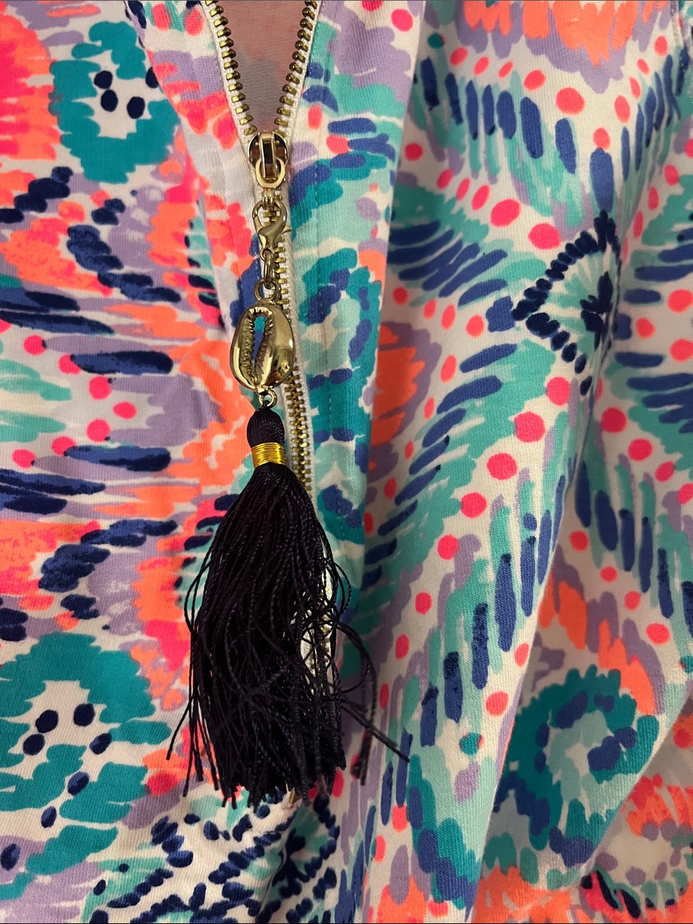 EUC Lilly Pulitzer Skipper Popover with Pockets - Picture 3 of 4